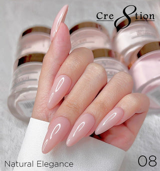 Cre8tion Natural Elegance Powder - 08 - Patience - C8 Nail SupplyCre8tion01546