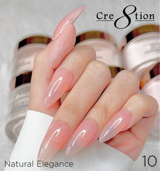 Cre8tion Natural Elegance Powder - 10 - Blush - C8 Nail SupplyCre8tion01548