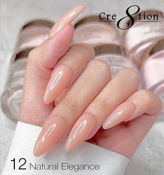 Cre8tion Natural Elegance Powder - 12 - Handsome - C8 Nail SupplyCre8tion01550