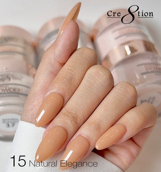 Cre8tion Natural Elegance Powder - 15 - Strength - C8 Nail SupplyCre8tion01621