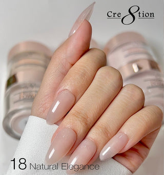 Cre8tion Natural Elegance Powder - 18 - Light Breeze - C8 Nail SupplyCre8tion01624