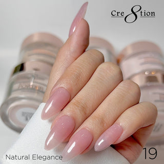Cre8tion Natural Elegance Powder - 19 - They saw me - C8 Nail SupplyCre8tion01625