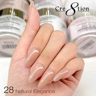 Cre8tion Natural Elegance Powder - 28 - Playful - C8 Nail SupplyCre8tion01634