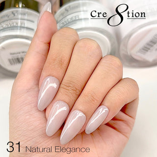 Cre8tion Natural Elegance Powder - 31 - Lean in - C8 Nail SupplyCre8tion01637