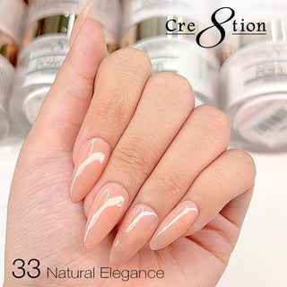 Cre8tion Natural Elegance Powder - 33 - Time Flies - C8 Nail SupplyCre8tion01639