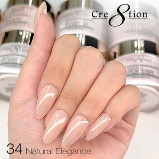 Cre8tion Natural Elegance Powder - 34 - All the Possibilities - C8 Nail SupplyCre8tion01640