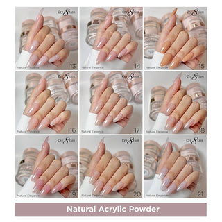 Cre8tion Natural Elegance Powder - Full Set w/ 2 Sets Color Chart - C8 Nail SupplyCre8tion