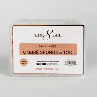 Cre8tion Ombre Sponge & Tool 100pcs/box - C8 Nail SupplyCre8tion10481