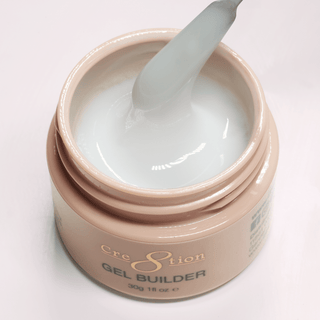Cre8tion Overlay/Builder Gel in Jar 1oz - Hema Free/TPO Free - Low Heat - 02 Soft White - C8 Nail SupplyCre8tion0916-0816