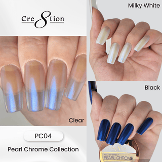 Cre8tion Pearl Chrome Nail Art Effect 1g - C8 Nail SupplyCre8tion1101-1302