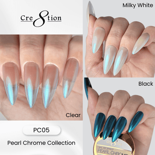 Cre8tion Pearl Chrome Nail Art Effect 1g - C8 Nail SupplyCre8tion1101-1303