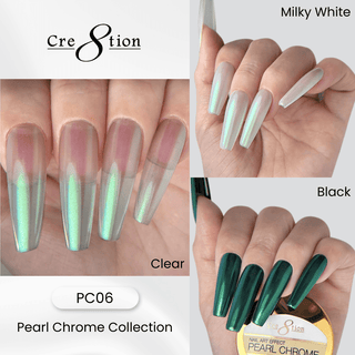 Cre8tion Pearl Chrome Nail Art Effect 1g - C8 Nail SupplyCre8tion1101-1304