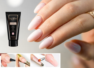 Cre8tion Poly Gel - Extension Gel In Tube 2oz - Full Set 36 colors (01 - 36) w/ 1 Set Color Chart - C8 Nail SupplyCre8tion