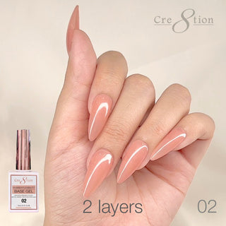 Cre8tion Rubber/Biab Base Gel 0.5oz 02 - C8 Nail SupplyCre8tion0916-1560