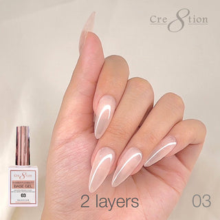 Cre8tion Rubber/Biab Base Gel 0.5oz 03 - C8 Nail SupplyCre8tion0916-1561