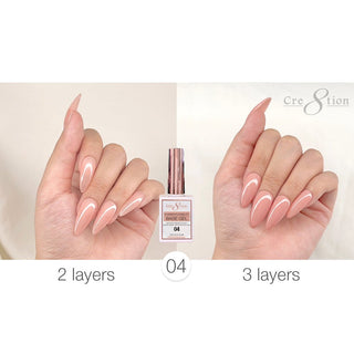 Cre8tion Rubber/Biab Base Gel 0.5oz 04 - C8 Nail SupplyCre8tion0916-1562