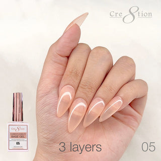 Cre8tion Rubber/Biab Base Gel 0.5oz 05 - C8 Nail SupplyCre8tion0916-1563