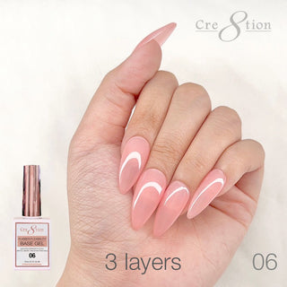 Cre8tion Rubber/Biab Base Gel 0.5oz 06 - C8 Nail SupplyCre8tion0916-1564