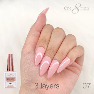 Cre8tion Rubber/Biab Base Gel 0.5oz 07 - C8 Nail SupplyCre8tion0916-1565