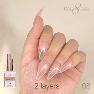 Cre8tion Rubber/Biab Base Gel 0.5oz 08 - C8 Nail SupplyCre8tion0916-1566