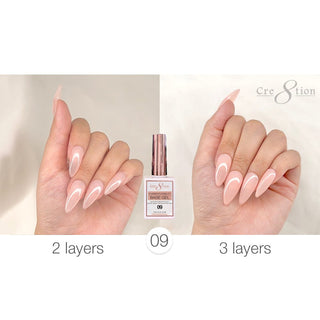 Cre8tion Rubber/Biab Base Gel 0.5oz 09 - C8 Nail SupplyCre8tion0916-1567