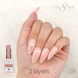 Cre8tion Rubber/Biab Base Gel 0.5oz 09 - C8 Nail SupplyCre8tion0916-1567