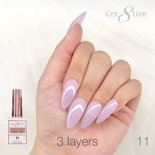 Cre8tion Rubber/Biab Base Gel 0.5oz 11 - C8 Nail SupplyCre8tion0916-1569