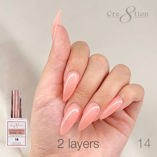 Cre8tion Rubber/Biab Base Gel 0.5oz 14 - C8 Nail SupplyCre8tion0916-1572