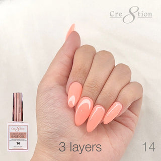 Cre8tion Rubber/Biab Base Gel 0.5oz 14 - C8 Nail SupplyCre8tion0916-1572