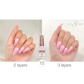 Cre8tion Rubber/Biab Base Gel 0.5oz 15 - C8 Nail SupplyCre8tion0916-1573