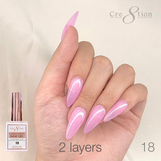 Cre8tion Rubber/Biab Base Gel 0.5oz 18 - C8 Nail SupplyCre8tion0916-1576