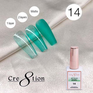 Cre8tion Soak Off Gel 0.5oz G14 - Jewel Collection - C8 Nail SupplyCre8tion0916-1224