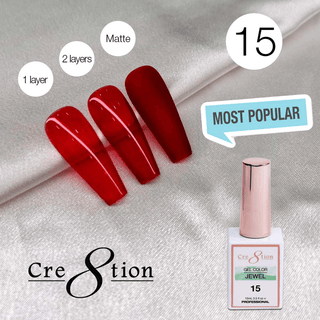 Cre8tion Soak Off Gel 0.5oz G15 - Jewel Collection - C8 Nail SupplyCre8tion0916-1225