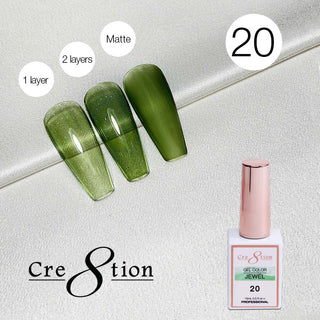 Cre8tion Soak Off Gel 0.5oz G20 - Jewel Collection - C8 Nail SupplyCre8tion0916-1230