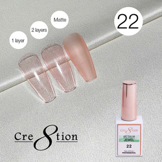 Cre8tion Soak Off Gel 0.5oz G22 - Jewel Collection - C8 Nail SupplyCre8tion0916-1232