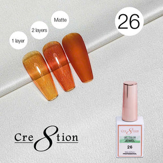 Cre8tion Soak Off Gel 0.5oz G26 - Jewel Collection - C8 Nail SupplyCre8tion0916-1273