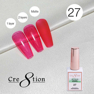 Cre8tion Soak Off Gel 0.5oz G27 - Jewel Collection - C8 Nail SupplyCre8tion0916-1274
