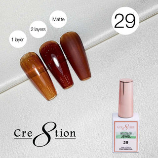 Cre8tion Soak Off Gel 0.5oz G29 - Jewel Collection - C8 Nail SupplyCre8tion0916-1276