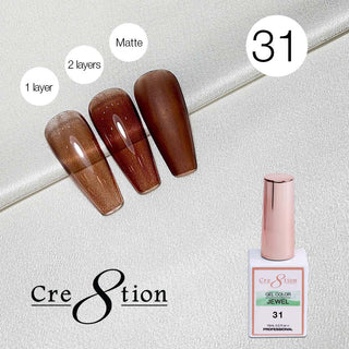 Cre8tion Soak Off Gel 0.5oz G31 - Jewel Collection - C8 Nail SupplyCre8tion0916-1278