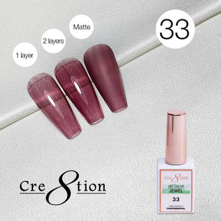 Cre8tion Soak Off Gel 0.5oz G33 - Jewel Collection - C8 Nail SupplyCre8tion0916-1280