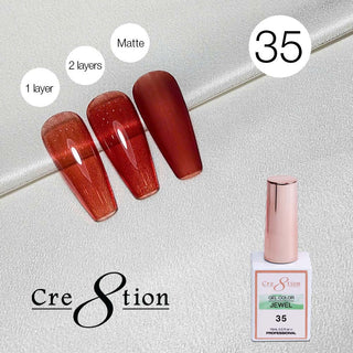 Cre8tion Soak Off Gel 0.5oz G35 - Jewel Collection - C8 Nail SupplyCre8tion0916-1282