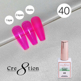 Cre8tion Soak Off Gel 0.5oz G40 - Jewel Collection - C8 Nail SupplyCre8tion0916-1287