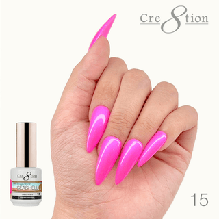 Cre8tion Soak Off Gel Seashell 0.5oz 15 - C8 Nail SupplyCre8tion0916-0530