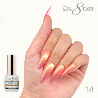 Cre8tion Soak Off Gel Seashell 0.5oz 18 - C8 Nail SupplyCre8tion0916-0533