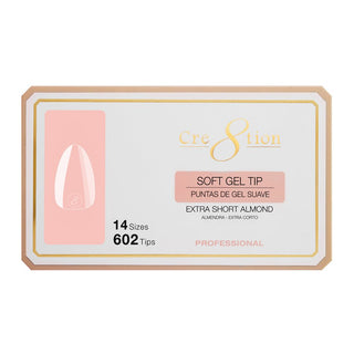 Cre8tion Soft Gel Tips - ALMOND - C8 Nail SupplyCre8tion15233