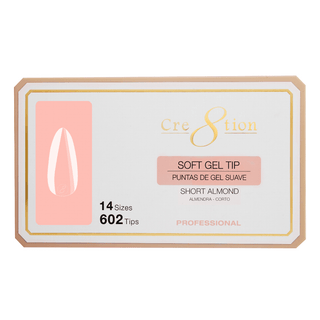Cre8tion Soft Gel Tips - ALMOND - C8 Nail SupplyCre8tion15234
