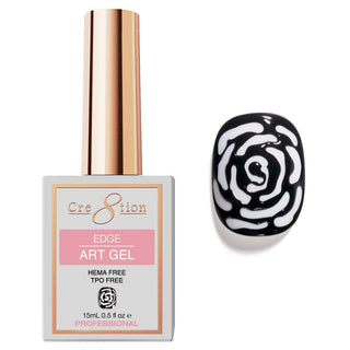 Cre8tion The Edge Art Gel Black 0.5oz - C8 Nail SupplyCre8tion0916-3692