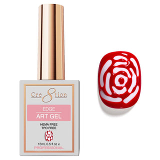 Cre8tion The Edge Art Gel Red 0.5oz - C8 Nail SupplyCre8tion0916-3696