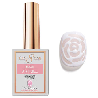 Cre8tion The Edge Art Gel White 0.5oz - C8 Nail SupplyCre8tion0916-3693