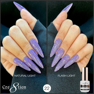Cre8tion Under Flashlight Collection 0.5oz 22 - C8 Nail SupplyCre8tion0916-3589